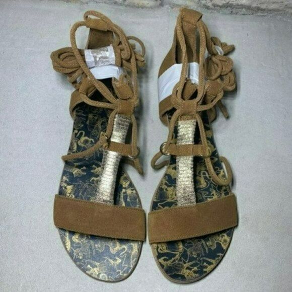 NIB MSRP $78 Free People Fiji Wraparound Sandal Women's Size 38 - Picture 5 of 10